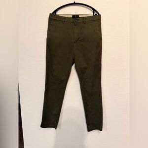 Men's Banana Republic Olive Green Stretch Chino Pants 32x32